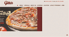 Desktop Screenshot of gittospizza.com